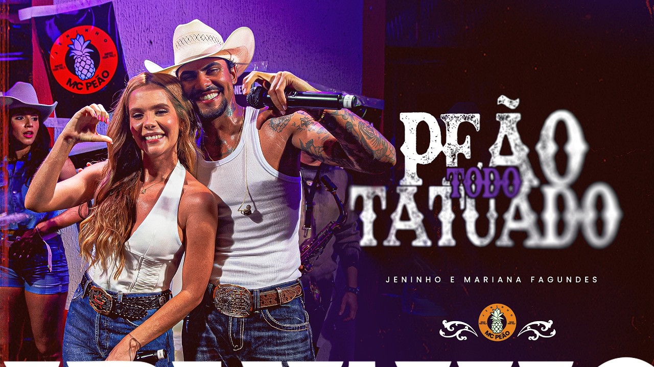 Capa do CD Jeninho - Peão Todo Tatuado - Central dos Hits