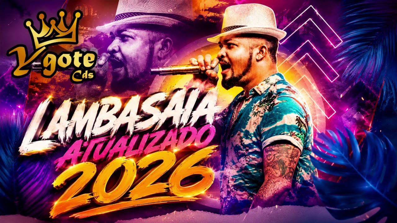 Capa do CD LAMBASAIA- AO VIVO MATO GROSSO 2026 - Central dos Hits