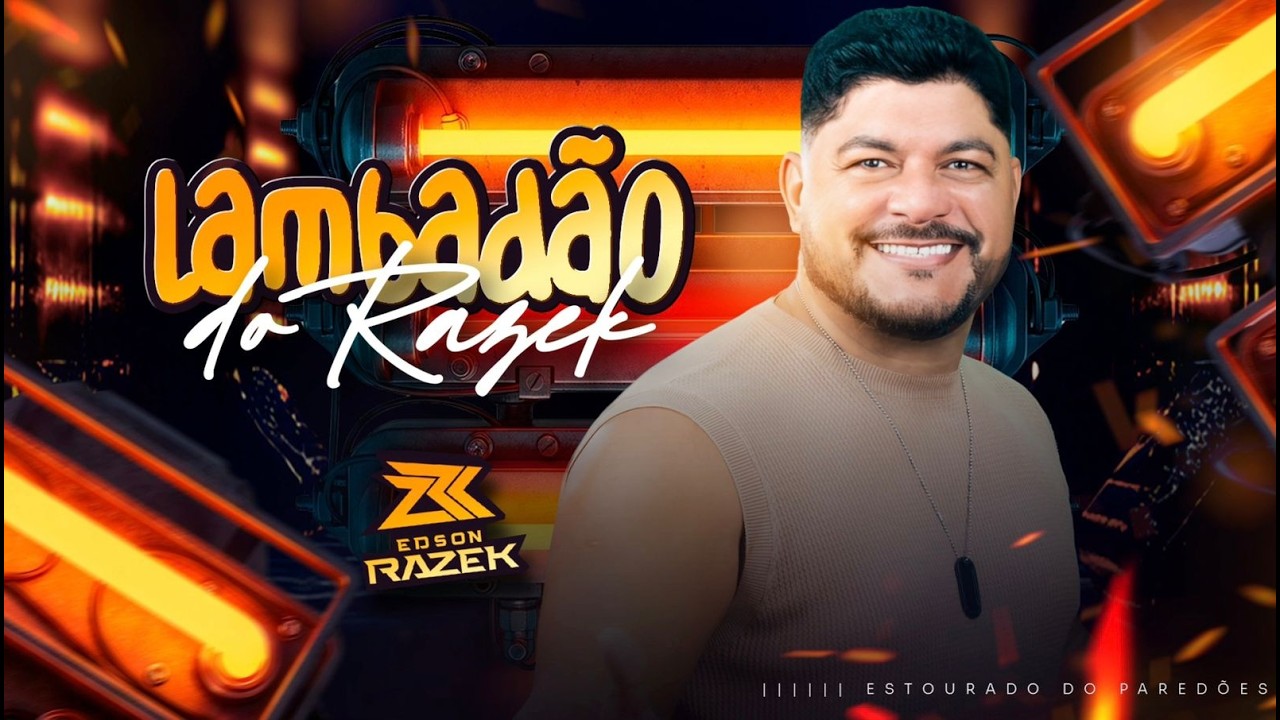 Capa do CD EDSON RAZEK - LAMBADAO DO RAZEK - Central dos Hits